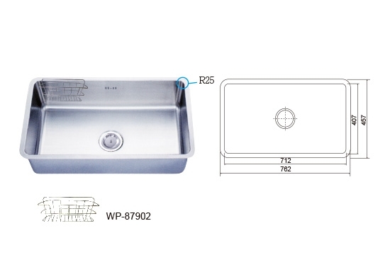 WP-87208 四方槽-毛絲面