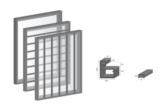 A-4A細鋁框門/格柵門