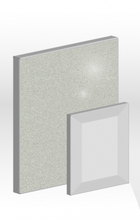 鏡面E型鋁框門板